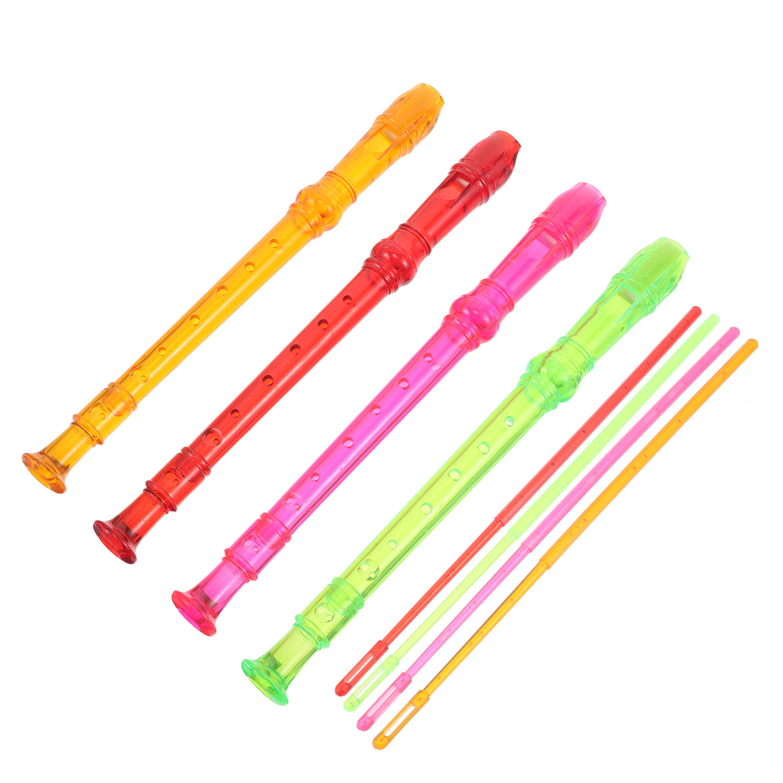4 stuks transparante sopraanfl - Soprano Recorder Plastic recensie en prijs